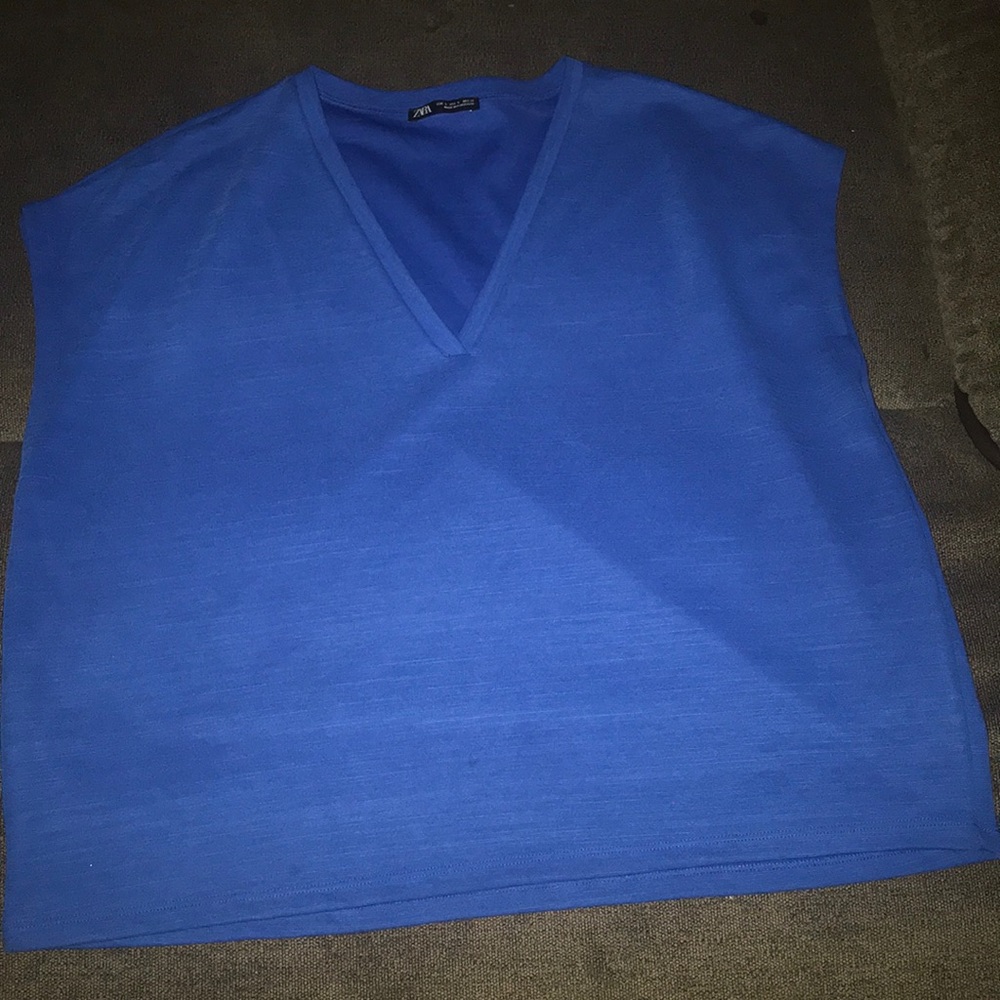 Two piece cobalt blue Zara set